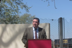Guillermo Tamarit, durante su discurso.